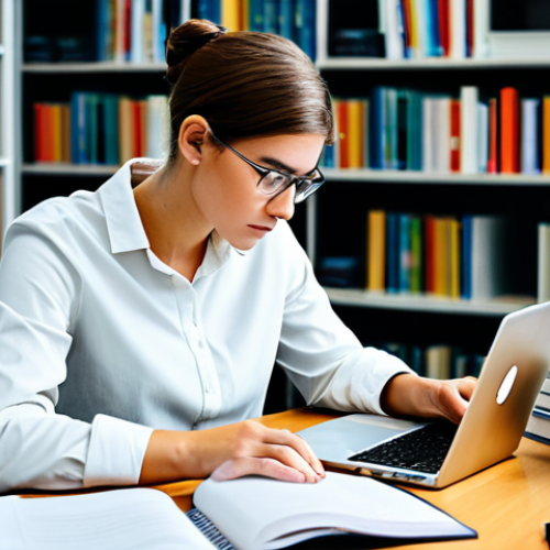Home 11 A professional student, in modest business casual attire, meticulously organizing study notes and a detailed weekly planner on a clean wooden desk in a quiet, well-lit modern library. The student is deep in thought, reviewing complex concepts, with books and a laptop neatly arranged around them. The atmosphere is calm and productive, conveying deep concentration and strategic learning. fully clothed, appropriate attire, safe for work, perfect anatomy, correct proportions, natural pose, well-formed hands, proper finger count, natural body proportions, professional photography, high quality.
